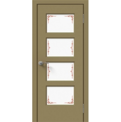 Дверь межкомнатная Эмаль ПО-8 Капучино 70 см/ снята с производства -1шт.